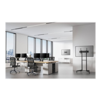 Neomounts Floor stand | FL50-540BL1 TV trolley | Adjustable Height, Tilt | 37-70 Neomounts Floor stand | FL50-540BL1 TV trolley | Adjustable Height, Tilt | 37-70