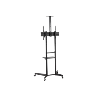 Neomounts Floor stand | FL50-550BL1 TV trolley | Adjustable Height, Tilt | 37-70 Neomounts Floor stand | FL50-550BL1 TV trolley | Adjustable Height, Tilt | 37-70