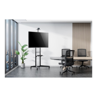 Neomounts Floor stand | FL50-550BL1 TV trolley | Adjustable Height, Tilt | 37-70 Neomounts Floor stand | FL50-550BL1 TV trolley | Adjustable Height, Tilt | 37-70