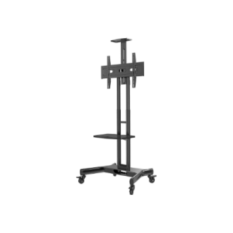 Neomounts Floor stand | NM-M1700BLACK TV trolley | Adjustable Height | 32-75 Neomounts Floor stand | NM-M1700BLACK TV trolley | Adjustable Height | 32-75