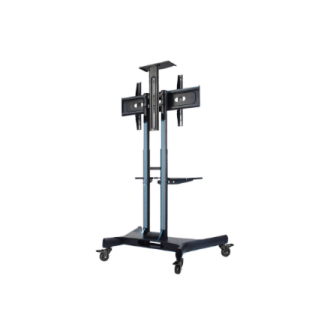 Neomounts Floor stand | NM-M1700BLACK TV trolley | Adjustable Height | 32-75 Neomounts Floor stand | NM-M1700BLACK TV trolley | Adjustable Height | 32-75