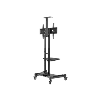 Neomounts Floor stand | NM-M1700BLACK TV trolley | Adjustable Height | 32-75 Neomounts Floor stand | NM-M1700BLACK TV trolley | Adjustable Height | 32-75