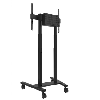Neomounts Floor stand | FL55-875BL1 TV trolley | Adjustable Height | 55-100 Neomounts Floor stand | FL55-875BL1 TV trolley | Adjustable Height | 55-100