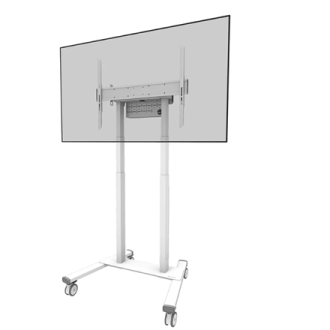 Neomounts Floor stand | FL55-875WH1 TV trolley | Adjustable Height | 55-100 Neomounts Floor stand | FL55-875WH1 TV trolley | Adjustable Height | 55-100