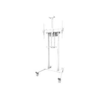 Neomounts Floor stand | FL55-875WH1 TV trolley | Adjustable Height | 55-100 Neomounts Floor stand | FL55-875WH1 TV trolley | Adjustable Height | 55-100