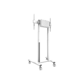 Neomounts Floor stand | FL55-875WH1 TV trolley | Adjustable Height | 55-100 Neomounts Floor stand | FL55-875WH1 TV trolley | Adjustable Height | 55-100