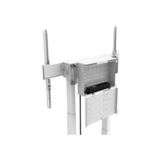 Neomounts Floor stand | FL55-875WH1 TV trolley | Adjustable Height | 55-100 Neomounts Floor stand | FL55-875WH1 TV trolley | Adjustable Height | 55-100