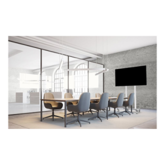 Neomounts Floor stand | FL55-875WH1 TV trolley | Adjustable Height | 55-100 Neomounts Floor stand | FL55-875WH1 TV trolley | Adjustable Height | 55-100