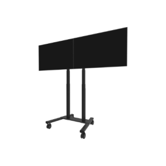 Neomounts Floor stand | ADM-875BL2 Dual screen adapter | Adjustable Height | 42-65 Neomounts Floor stand | ADM-875BL2 Dual screen adapter | Adjustable Height | 42-65
