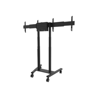 Neomounts Floor stand | ADM-875BL2 Dual screen adapter | Adjustable Height | 42-65 Neomounts Floor stand | ADM-875BL2 Dual screen adapter | Adjustable Height | 42-65