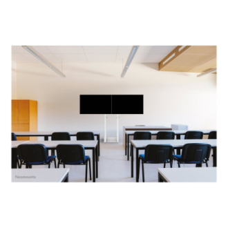Neomounts Floor stand | ADM-875WH2 Dual screen adapter | Adjustable Height | 42-65 Neomounts Floor stand | ADM-875WH2 Dual screen adapter | Adjustable Height | 42-65