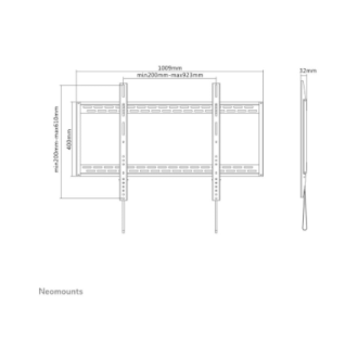 Neomounts Wall mount | LFD-W1000 TV mount wall | 60-100 Neomounts Wall mount | LFD-W1000 TV mount wall | 60-100