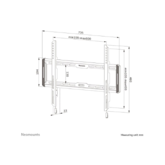 Neomounts Wall mount | WL30-550BL16 TV mount wall | 42-86 Neomounts Wall mount | WL30-550BL16 TV mount wall | 42-86