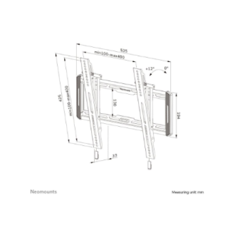 Neomounts Wall mount | WL35-550BL14 TV mount wall | Tilt | 32-75 Neomounts Wall mount | WL35-550BL14 TV mount wall | Tilt | 32-75