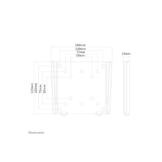 Neomounts Wall mount | FPMA-W25 Monitor/TV mount wall | 10-30 