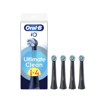 Oral-B | Replaceable toothbrush heads | iO UltimateClean | Heads | For adults | Number of brush heads included 4 | Black Oral-B | Replaceable toothbrush heads | iO UltimateClean | Heads | For adults | Number of brush heads included 4 | Black