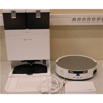 SALE OUT. Ecovacs DEEBOT X8 OMNI Vacuum cleaner, Robot, Wet&Dry, 18000Pa, TruEdge 2.0, AIVI 3D 3.0, YIKO-GPT, White+Auto-empty s
