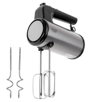 Adler Hand mixer | AD 4232 | Hand Mixer | 900 W | Number of speeds 5 | Turbo mode | Black/Stainless Steel Adler Hand mixer | AD 4232 | Hand Mixer | 900 W | Number of speeds 5 | Turbo mode | Black/Stainless Steel