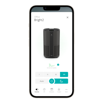 Duux Smart Air Purifier | Bright 2 | 22 W | Suitable for rooms up to 42 m | Black Duux Smart Air Purifier | Bright 2 | 22 W | Suitable for rooms up to 42 m | Black