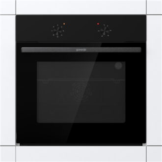 Gorenje Oven | BO6615E01B | 60 L | Electric | EnamelClean | Push pull buttons | Convection | Height 59.5 cm | Width 59.5 cm | Bl Gorenje Oven | BO6615E01B | 60 L | Electric | EnamelClean | Push pull buttons | Convection | Height 59.5 cm | Width 59.5 cm | Bl