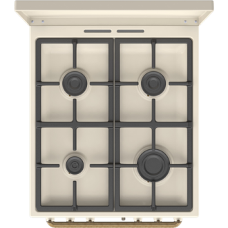 Gorenje Cooker | GKS5B70CLI | Hob type Gas | Oven type Electric | Sandy | Width 50 cm | Depth 59.4 cm | 70 L Gorenje Cooker | GKS5B70CLI | Hob type Gas | Oven type Electric | Sandy | Width 50 cm | Depth 59.4 cm | 70 L