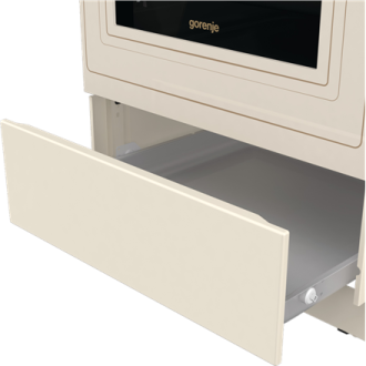 Gorenje Cooker | GKS5B70CLI | Hob type Gas | Oven type Electric | Sandy | Width 50 cm | Depth 59.4 cm | 70 L Gorenje Cooker | GKS5B70CLI | Hob type Gas | Oven type Electric | Sandy | Width 50 cm | Depth 59.4 cm | 70 L
