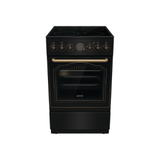 Gorenje Cooker | GECS5B70CLB | Hob type Vitroceramic | Oven type Electric | Black | Width 50 cm | Depth 59.4 cm | 70 L Gorenje Cooker | GECS5B70CLB | Hob type Vitroceramic | Oven type Electric | Black | Width 50 cm | Depth 59.4 cm | 70 L