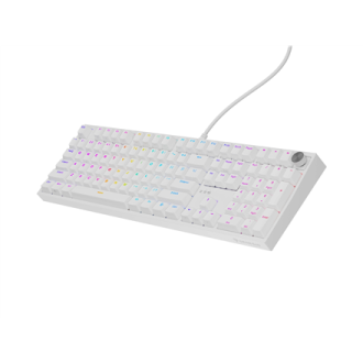 Genesis Thor 404 | Mechanical Gaming Keyboard | Wired | US | Gateron Yellow Pro | White Genesis Thor 404 | Mechanical Gaming Keyboard | Wired | US | Gateron Yellow Pro | White