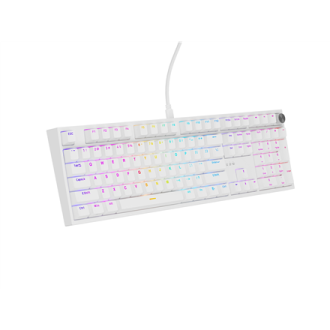 Genesis Thor 404 | Mechanical Gaming Keyboard | Wired | US | Outemu Peach Silent | White Genesis Thor 404 | Mechanical Gaming Keyboard | Wired | US | Outemu Peach Silent | White
