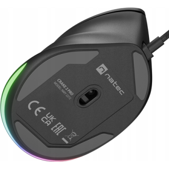 Natec | Mouse | Crake 2 Pro | Wired | Black