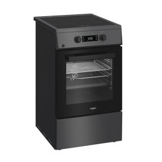 Whirlpool Cooker | W5I8LCSTA | Hob type Induction | Oven type Electric | Anthracite | Width 50 cm | Depth 60 cm | 60 L