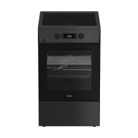 Whirlpool Cooker | W5I8LCSTA | Hob type Induction | Oven type Electric | Anthracite | Width 50 cm | Depth 60 cm | 60 L Whirlpool Cooker | W5I8LCSTA | Hob type Induction | Oven type Electric | Anthracite | Width 50 cm | Depth 60 cm | 60 L