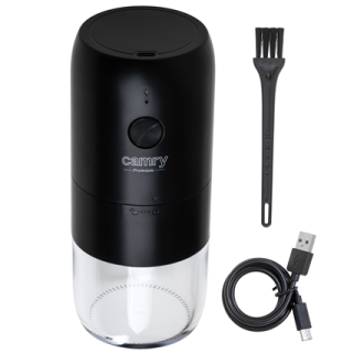 Camry Cordless USB Electric Coffee Grinder | CR 4302 | 25 W | Coffee beans capacity 25-30 g | Black Camry Cordless USB Electric Coffee Grinder | CR 4302 | 25 W | Coffee beans capacity 25-30 g | Black