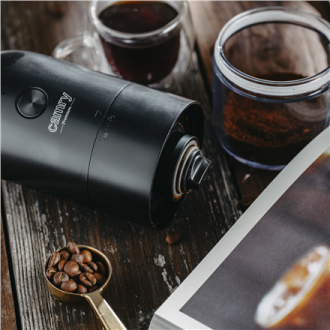 Camry Cordless USB Electric Coffee Grinder | CR 4302 | 25 W | Coffee beans capacity 25-30 g | Black Camry Cordless USB Electric Coffee Grinder | CR 4302 | 25 W | Coffee beans capacity 25-30 g | Black