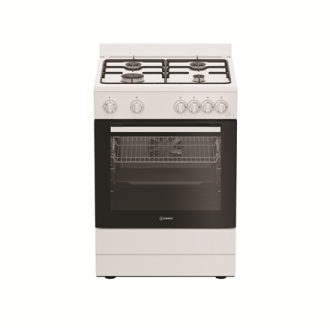 INDESIT Cooker | I6G5KCW | Hob type Gas | Oven type Electric | White | Width 60 cm | Grilling | Depth 60 cm | 72 L