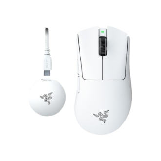 Razer DeathAdder V4 Pro Gaming mouse, White | Razer Razer DeathAdder V4 Pro Gaming mouse, White | Razer