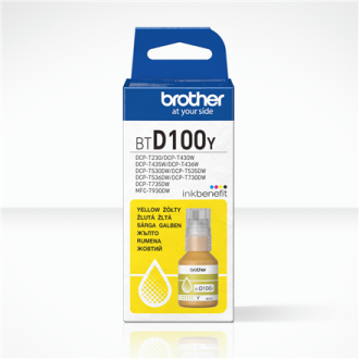 Brother BTD100Y | Ink Bottle | Yellow