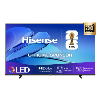 Hisense QLED TV | 75E7Q | 75 | Smart TV | VIDAA | 4K UHD | Black
