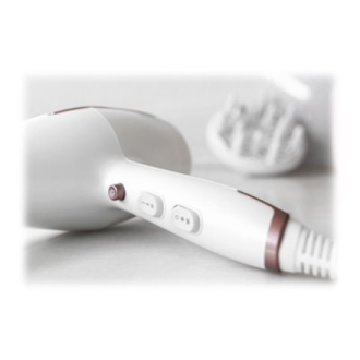 Cecotec Hair Dryer | IoniCare 5300 Maxi Aura | 2200 W | Number of temperature settings 3 | Ionic function | Diffuser nozzle | Wh Cecotec Hair Dryer | IoniCare 5300 Maxi Aura | 2200 W | Number of temperature settings 3 | Ionic function | Diffuser nozzle | Wh