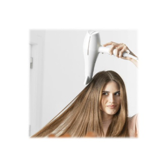 Cecotec Hair Dryer | IoniCare 5300 Maxi Aura | 2200 W | Number of temperature settings 3 | Ionic function | Diffuser nozzle | Wh Cecotec Hair Dryer | IoniCare 5300 Maxi Aura | 2200 W | Number of temperature settings 3 | Ionic function | Diffuser nozzle | Wh