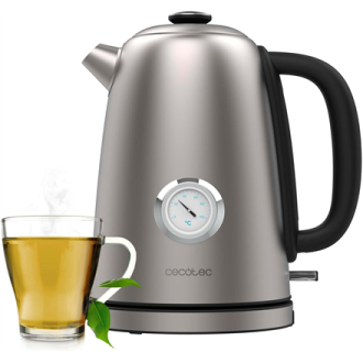 Cecotec Kettle | Thermosense 620 Vintage | Electric | 2200 W | 1.7 L | Stainless steel | 360 rotational base | Stainless steel Cecotec Kettle | Thermosense 620 Vintage | Electric | 2200 W | 1.7 L | Stainless steel | 360 rotational base | Stainless steel