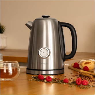 Cecotec Kettle | Thermosense 620 Vintage | Electric | 2200 W | 1.7 L | Stainless steel | 360 rotational base | Stainless steel Cecotec Kettle | Thermosense 620 Vintage | Electric | 2200 W | 1.7 L | Stainless steel | 360 rotational base | Stainless steel