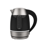 Cecotec Kettle | Thermosense 400 VisionLight | Electric | 2200 W | 1.7 L | Stainless steel | 360 rotational base | Black/Stainle
