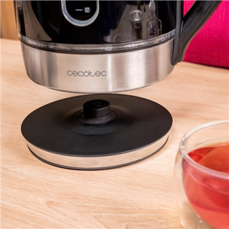Cecotec Kettle | Thermosense 400 VisionLight | Electric | 2200 W | 1.7 L | Stainless steel | 360 rotational base | Black/Stainle Cecotec Kettle | Thermosense 400 VisionLight | Electric | 2200 W | 1.7 L | Stainless steel | 360 rotational base | Black/Stainle
