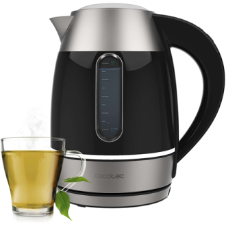 Cecotec Kettle | Thermosense 400 VisionLight | Electric | 2200 W | 1.7 L | Stainless steel | 360 rotational base | Black/Stainle Cecotec Kettle | Thermosense 400 VisionLight | Electric | 2200 W | 1.7 L | Stainless steel | 360 rotational base | Black/Stainle
