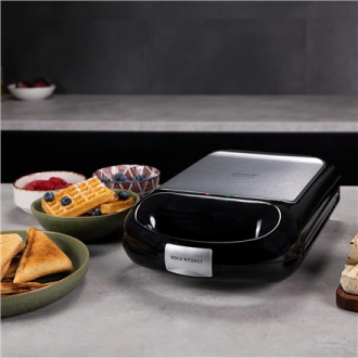 Cecotec Sandwich Maker | Rock'nToast Family 3in1 | 1500 W | Number of plates 3 | Black Cecotec Sandwich Maker | Rock'nToast Family 3in1 | 1500 W | Number of plates 3 | Black