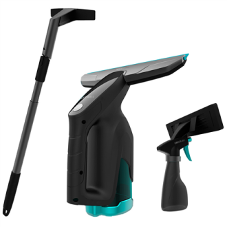 Cecotec Window Vacuum Cleaner | Conga Popstar Glass Titanium | Cordless | Black Cecotec Window Vacuum Cleaner | Conga Popstar Glass Titanium | Cordless | Black