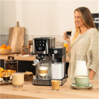Cecotec Coffee Maker | Power Espresso 20 Cream | Pump pressure 20 bar | Built-in milk frother | Semi-automatic | 1350 W Cecotec Coffee Maker | Power Espresso 20 Cream | Pump pressure 20 bar | Built-in milk frother | Semi-automatic | 1350 W