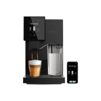 Cecotec Coffee Maker | Cremmaet Compactccino Connected | Pump pressure 19 bar | Built-in milk frother | Super-automatic | Black