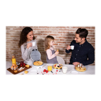 Cecotec Waffle Maker | Fun Gofrestone 3in1 | 700 W | Number of pastry 3 | Waffle/Muffin/Donut | White